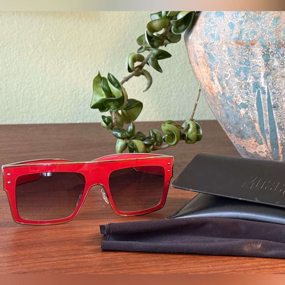 Red Moschino Sunglasses